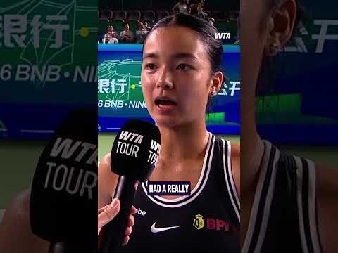 Alex Eala powers through in Ningbo 💪 #NingboOpen