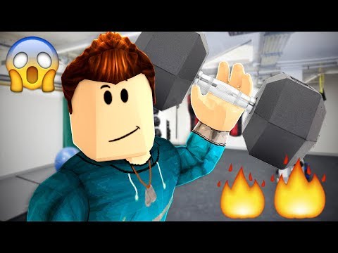 WORKOUT OR DIE! HE'S SO BUFF!! (Roblox Roleplay)