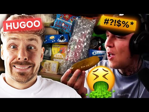 MONTE isst die EKELIGSTEN Süßigkeiten 🤮 Rewi reagiert auf Hungriger Hugo