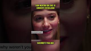 😱 Cada mentira que dice se convierte en realidad #shorts