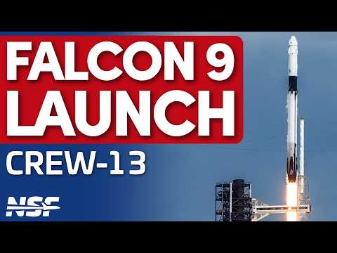 SpaceX Launches Crew-13 Dragon to the International Space Station