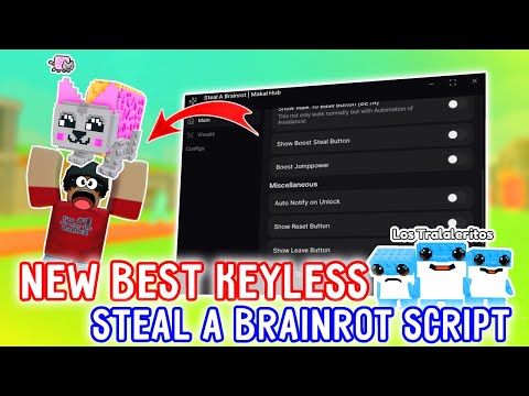 Steal A Brainrot Script – Instant Steal, NoClip, Auto Steal, Lock Base & More (No Key)