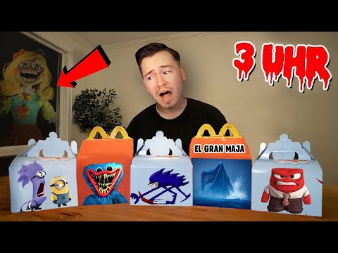 Öffne NIEMALS alle HAPPY MEALS…😱 (SHIN SONIC,EL GRAN MAJA, MINIONS)