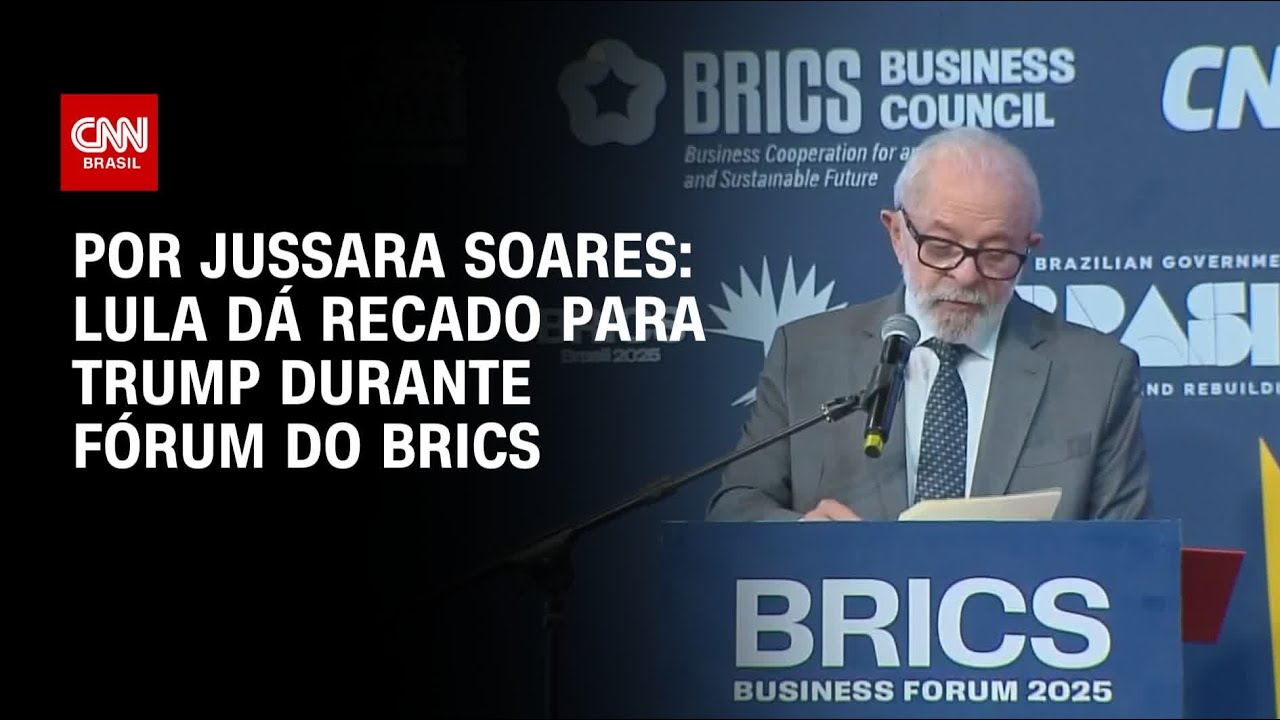 Análise Lula dá recado para Trump durante Fórum do Brics | AGORA CNN