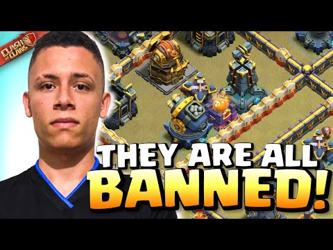 EVERY PLAYER on this crazy new team is BANNED! Clash of Clans