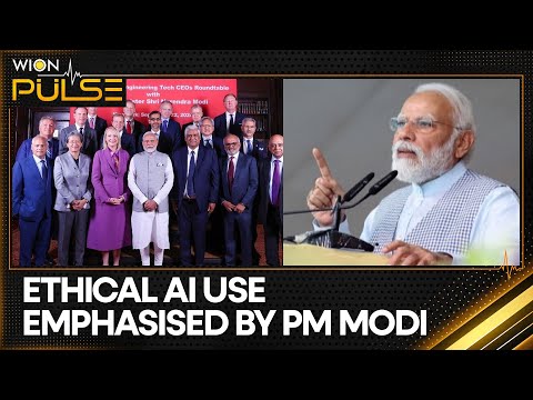 PM Modi Meets Tech CEOs In New York, Promotes Responsible Use of Artificial Intelligence | WION