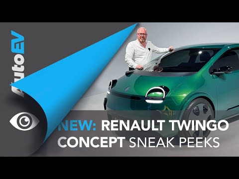 Sneak Peek - Renault Twingo Concept - Renault's big impact small EV.