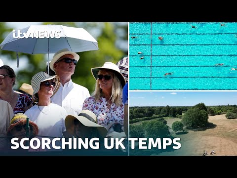 Monday set to be one of the hottest June days ever with temperatures to hit 34C | ITV News