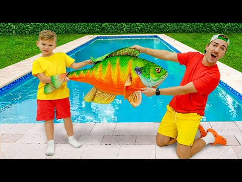 Funny kids stories with Magic Fish