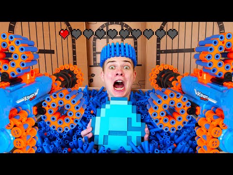 Nerf War: Minecraft Battle