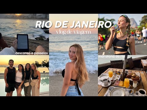 vlog no RIO DE JANEIRO! descanso, maratona do rio...