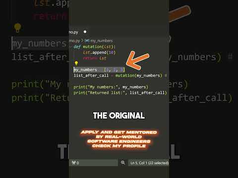 did you know about this in Python?