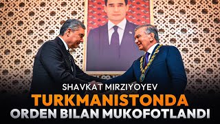 Shavkat Mirziyoyev “Hamkorlikni rivojlantirishga qo‘shgan hissasi uchun” ordeni bilan mukofotlandi