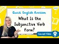 Understanding the Subjunctive Mood