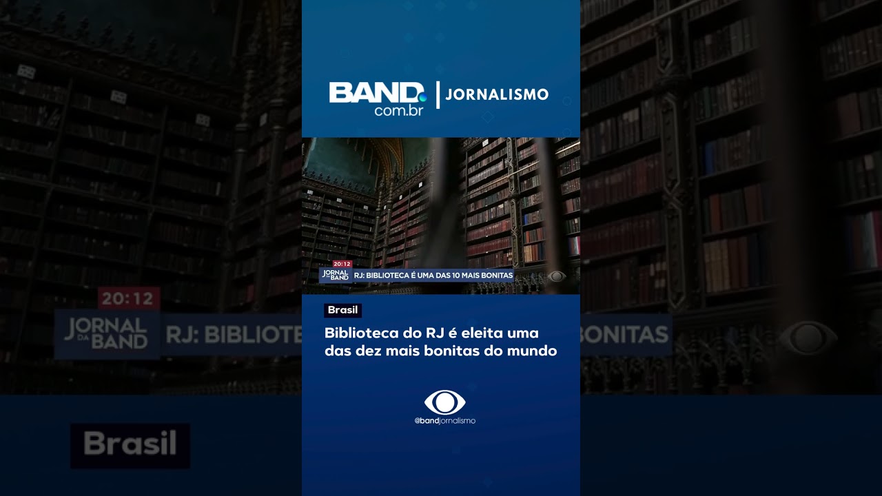 Biblioteca do RJ é eleita uma das dez mais bonitas do mundo