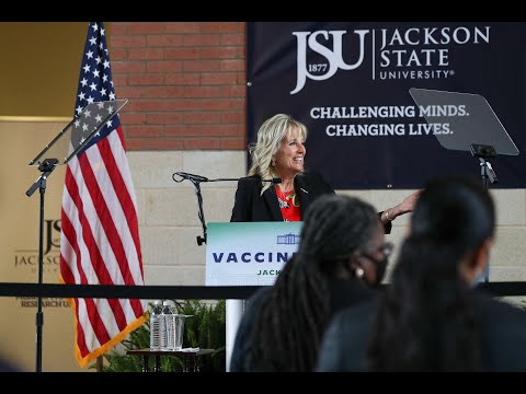 First Lady Dr. Jill Biden Speaks at Jackson State University