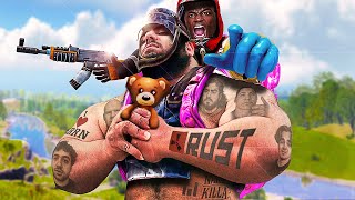YouTube thumbnail for Ser Winter's video titled 'I Hired A 22,000 Hour PVP MONSTER On Rust's Most Populated Server'