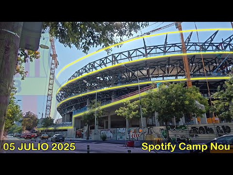 OBRAS CAMP NOU - 5 JULIO 2025