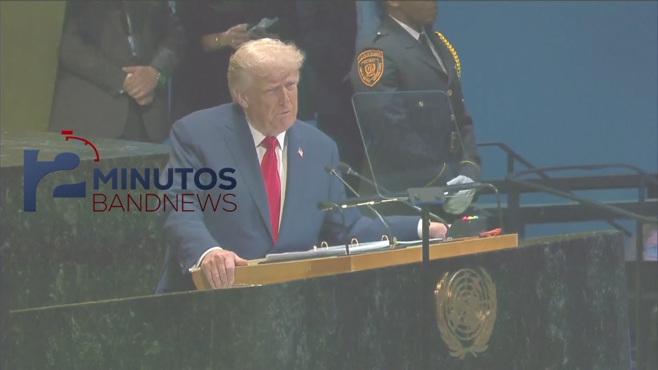 Trump se encontrará com Lula na próxima semana – BandNews em 2 MInutos (23/09/25 – Tarde)