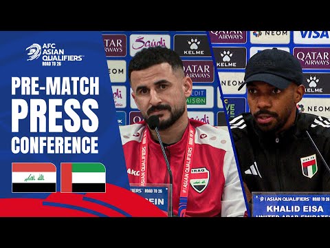 Iraq vs United Arab Emirates – Pre-Match Press Conference | Playoffs – AFC Asian Qualifiers™ RT 26
