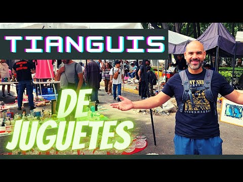 TIANGUIS DE JUGUETES en CDMX chachareando en el Jardín Dr Ignacio Chávez donde salieron buenas cosas