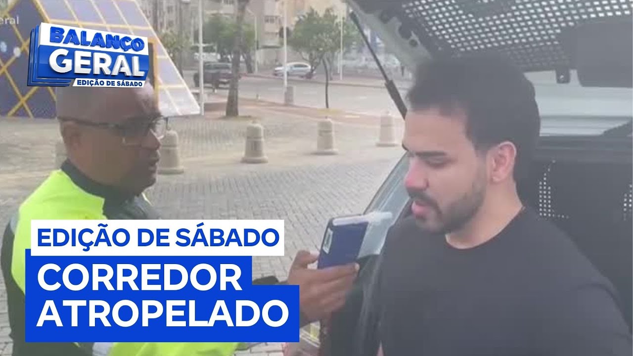 Motorista com sinais de embriaguez é preso após atropelar corredor em Salvador BA