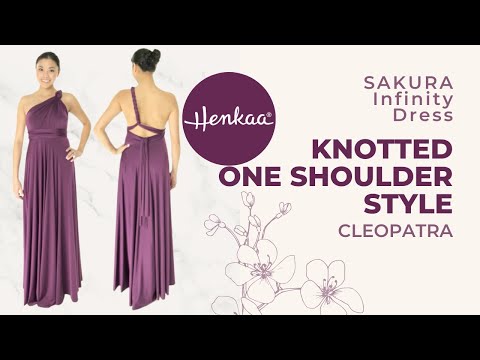 SAKURA Infinity Dress Tutorial: Knotted One Shoulder...