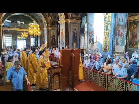 Славление апостолам Петру и Павлу и свт. Нектарию Егинскому