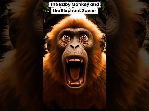 The Baby Monkey and the Elephant Savior
