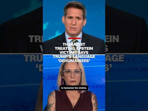 Therapist treating Epstein victims says Trump's language 'dehumanizes'