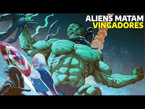 VINGADORES VS ALIENS PARTE 2! ALIENS MATAM VINGADORES!