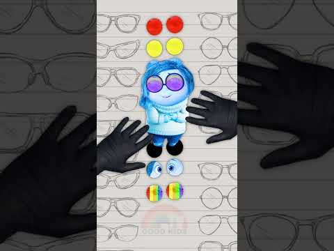 which colour is perfect eye😂😮 Part03 #Sadness #craft #insideout2 #art #drwing
