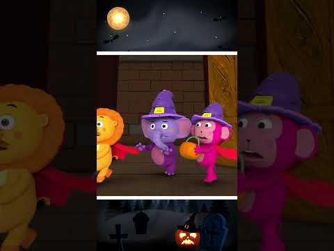 Trick or Treat with This Spooky Tune!🎃👻 | Halloween Night🍬 #shorts #kidssongs #spooky