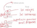 Exploring Plurals of Nouns and Articles in Spanish