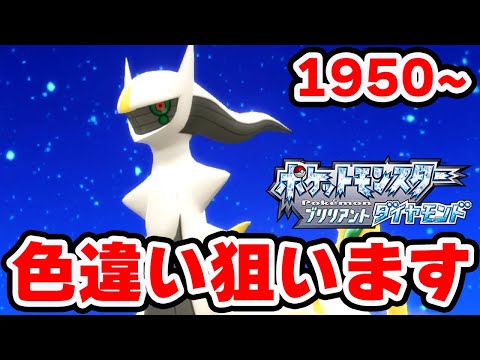 色違いアルセウスが欲しい 1950~【ポケモンBDSP】