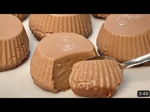 Solo 3 Ingredienti‼️Delizioso dolci  in 10 Minuti🤩 ,Senza forno e gelatina!