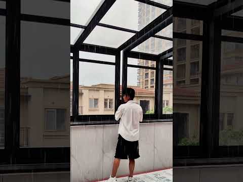 So cool This terrace #foryou #sunroom #travel #decoration #pc #aluminum #home #fypシ #shorts #villa