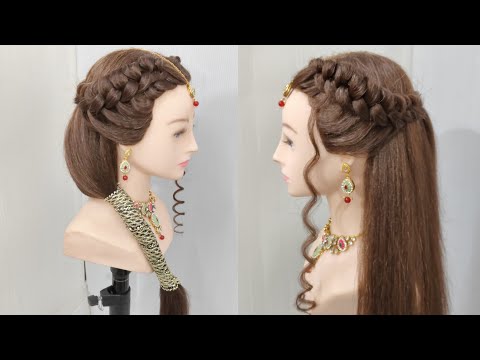 Hair Style girl, Punjabi Hairstyle | Paranda Hairstyle | beautiful braid Hair style Girl