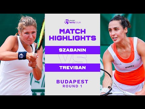 Natalia Szabanin vs. Martina Trevisan | 2022 Budapest Round 1 | WTA Match Highlights