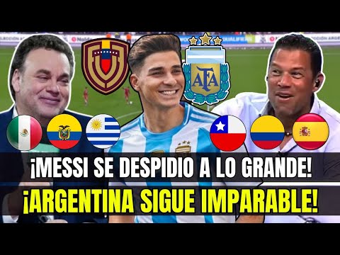 ¡FAVORITA UNO AL CAMPEONATO DEL MUNDO! PRENSA INTERNACIONAL REACCIONA A ARGENTINA(3) vs VENEZUELA(0)