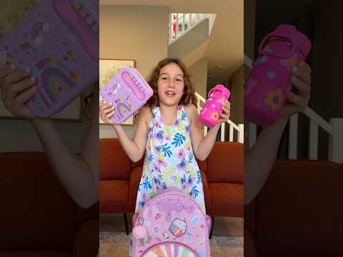 Sierra helps Rhia get ready for first day of school- always help your siblings