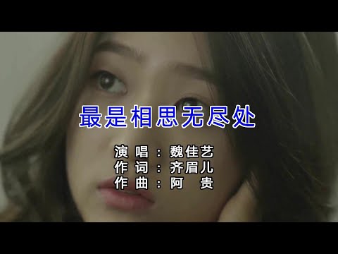 最是相思无尽处-魏佳艺-伴奏 KARAOKE
