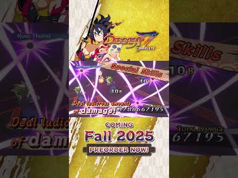 NIS America рассказывает про Disgaea 7 Complete - Battle System Clip #1