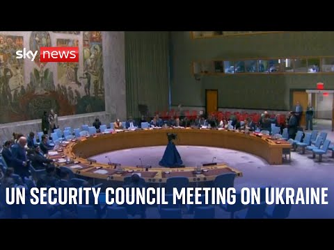 Watch live: UN Security council meet to discuss the situation in Ukraine