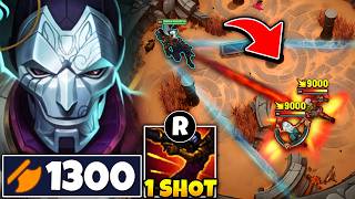 What happens when Jhin hit 1300 AD in Arena Mode... (ONE BULLET YOU'RE DEAD)