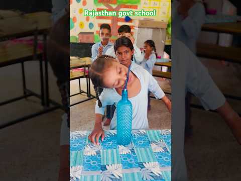 Pen in the bottle game by Govt School kids सरकारी स्कूल के खेल #shorts #kidsgame #funny #schoollife