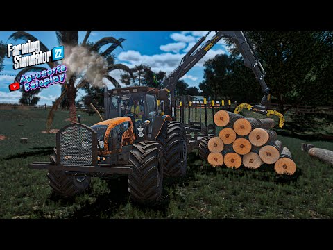 Agronorte Roleplay #54 | Finalizando a safra da madeira | Farming simulator 22