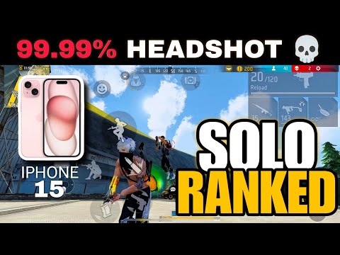 99.99% Headshot 💀 Solo ranked gameplay  🎮 | Free Fire 🔥