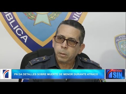 EN VIVO Rueda de prensa PN por muerte de menor durante atraco