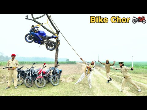 Bike Chor v/s Police || New Funny Comedy Video || By Apna Fun Joke